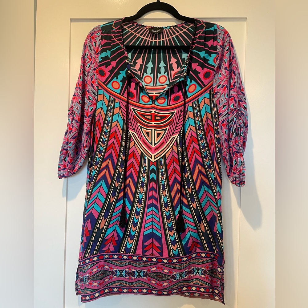 Tolani 100% silk tunic